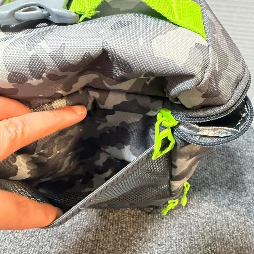 Adidas Green Gray Lunch Bag Camo